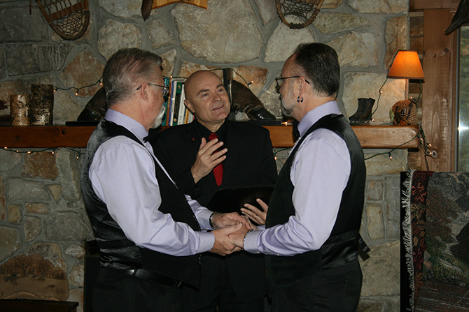 Moose Meadow Lodge Central Vermont LGBT Wedding Officiant - JP Greg Trulson