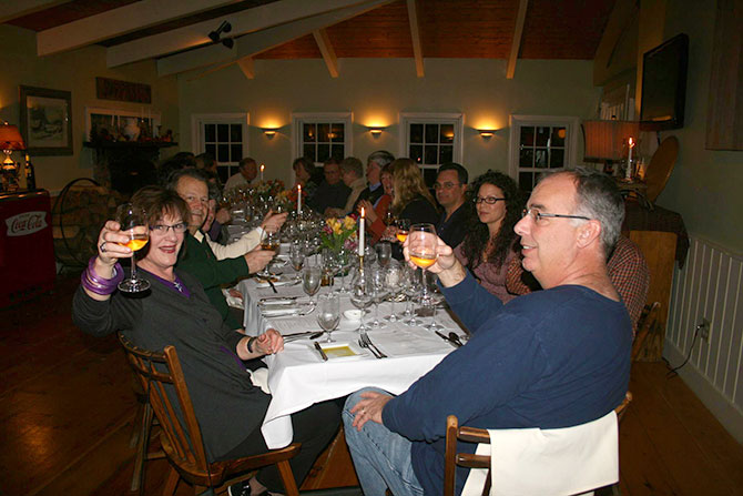 The Red Clover Inn &amp; Restaurant - Elegant rehearsal dinner toast