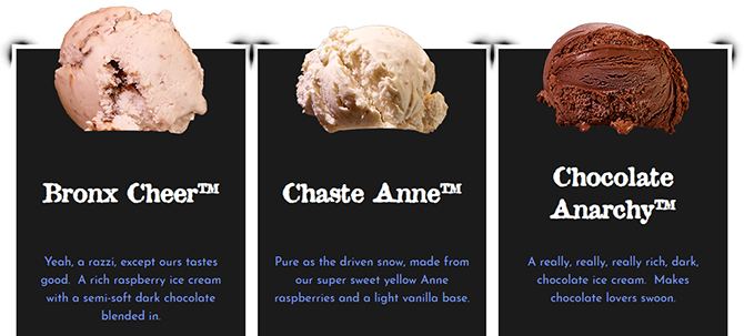 - Sisters of Anarchy Ice Cream Catering Company - Vermont, Massachusetts, New York