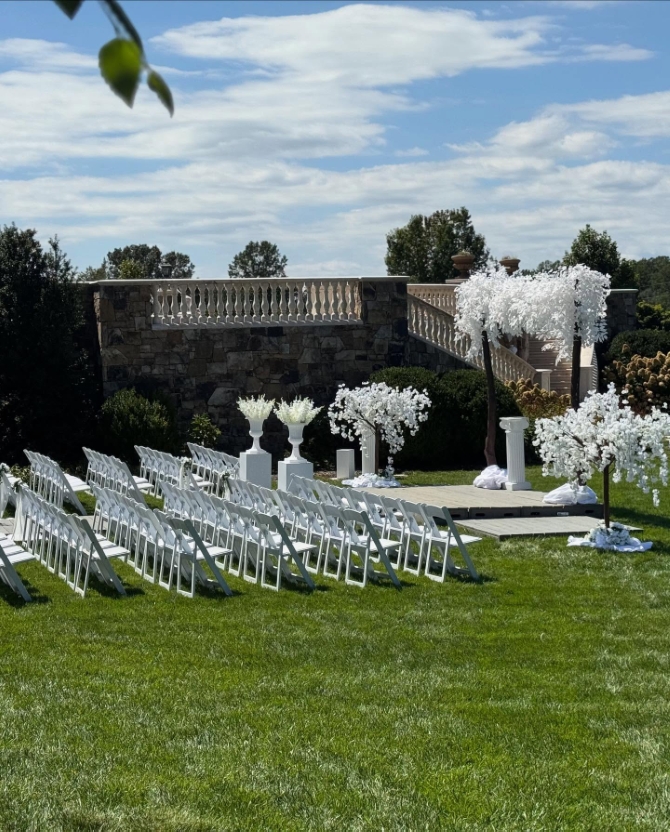 Events & Decor by TMSS 
Stafford, Virginia Full-Service LGBTQ+ Wedding Planning, Day-of Coordination, & Luxury Decor Rentals 
