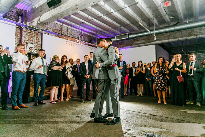 First Dance Same-Sex Wedding - DC, Virginia, Marland - LGBTQ Wedding Photographer - Jon Fleming Photography