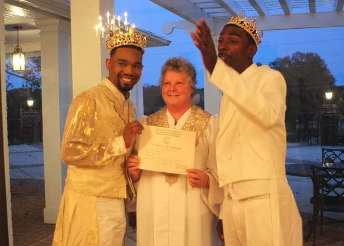 Greater Richmond Area Virgina LGBT Wedding Officiant - Gail Olberg