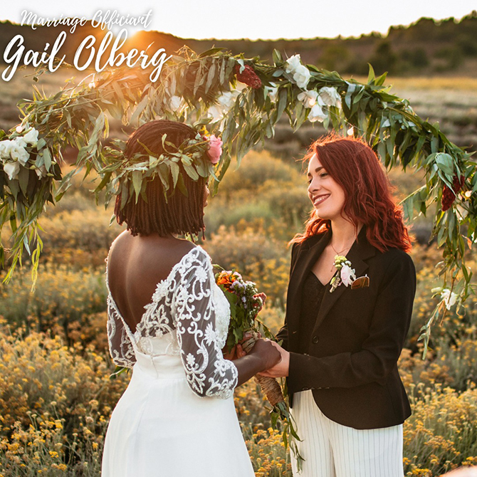 Greater Richmond Area Virgina LGBT Wedding Officiant - Gail Olberg