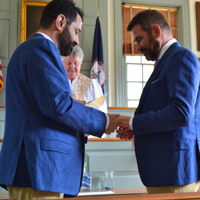 Greater Richmond Area Virgina LGBT Wedding Officiant - Gail Olberg