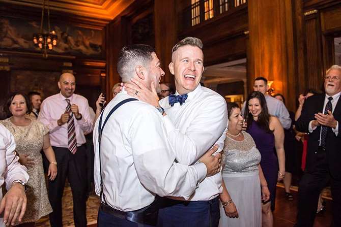 First wedding dance - Arlington, VA Same-Sex Wedding Photographer - Photos From The Harty