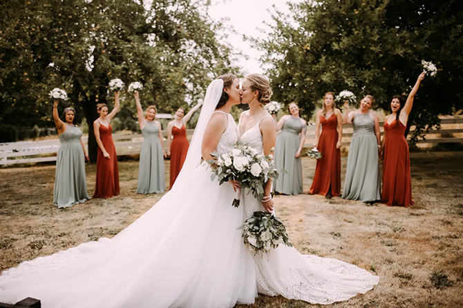 Woodland, WA LGBT Wedding Receptions and Accommodations Adeline Farm