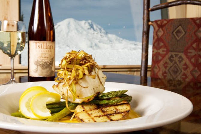 Mountainview dining at Crystal Mountain Resort