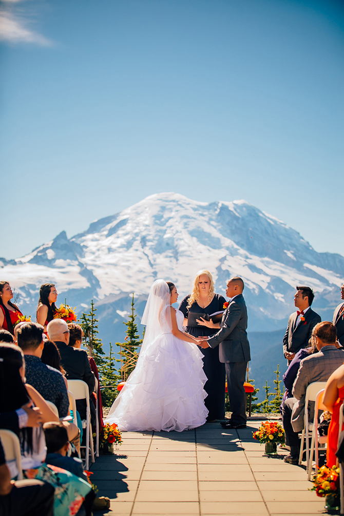 Mt. Rainier Wedding Ceremony - Crystal Mountain Resort