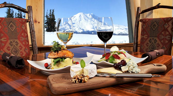 Fine dining at Crystal Mountain Resort