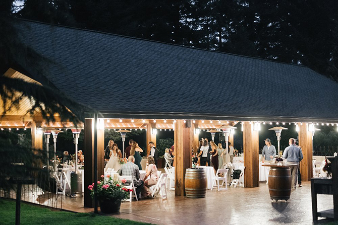 Ferndale, Washington LGBT Wedding Reception Site - Evergreen Gardens