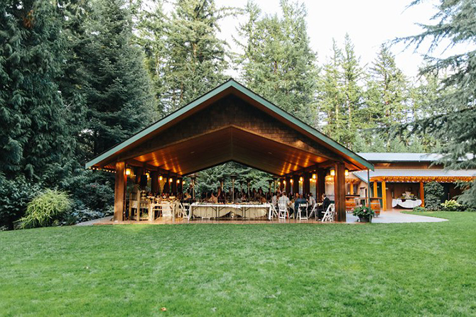 Ferndale, Washington LGBT Wedding Reception Site - Evergreen Gardens