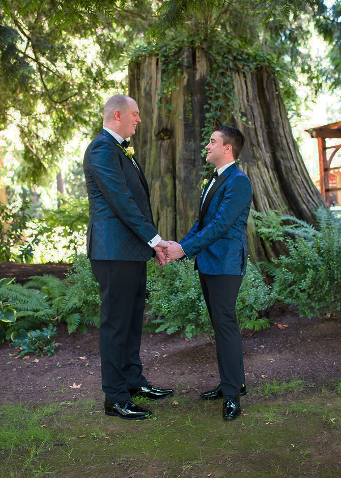 Ferndale, Washington LGBT Wedding Reception Site - Evergreen Gardens