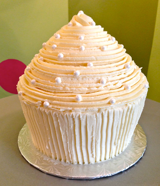 Classy Girl Cupcakes - Large cupcake cake