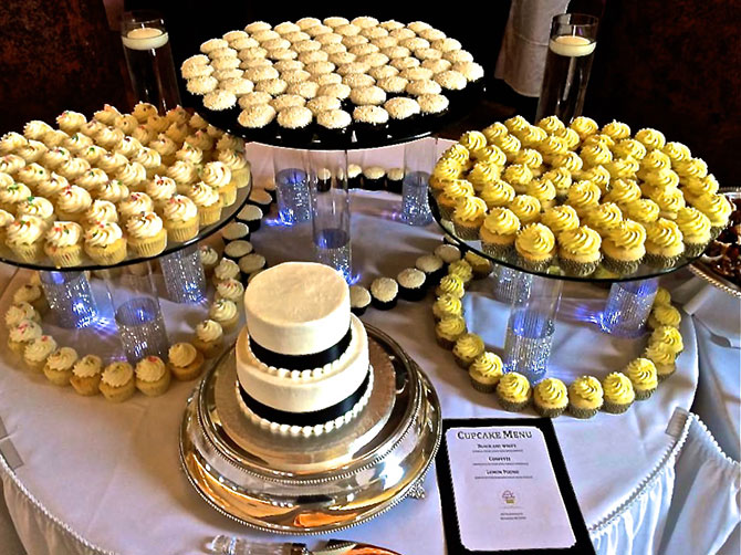 Classy Girl Cupcakes - Assorted cupcakes and wedding cakes