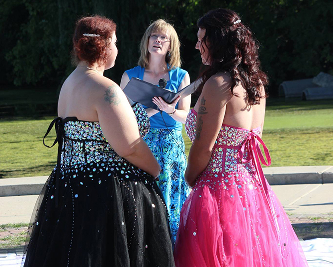Madison, Wisconsin LGBT Wedding Officiant - Sacred Moments