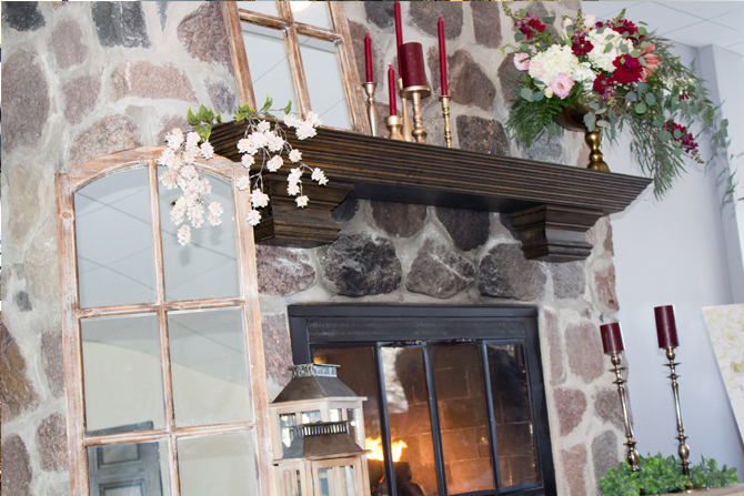 The Ridge Hotel Fireside Room in Lake Geneva Wisconsin