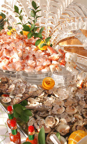 Anthony's Ocean View raw bar seafood appetizers