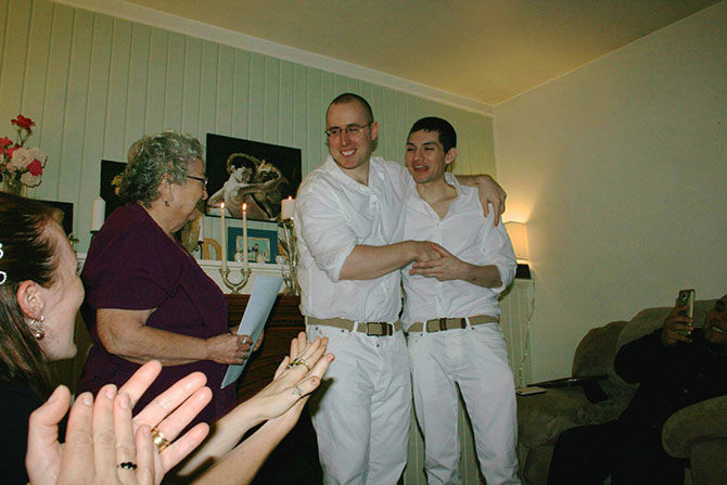 Four Directions Ceremonies Susan E. Stein - Gay Couple All Smiles