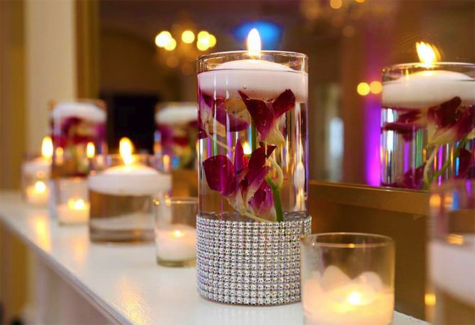 Express I DO Columbia Maryland Decorative Wedding Candles