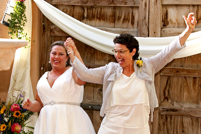 Heritage Hotels & Resorts - LGBT wedding couple celebrating