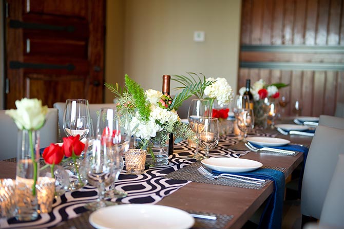 The Hotel Zamora St. Pete Beach Florida Decorative Table Setting