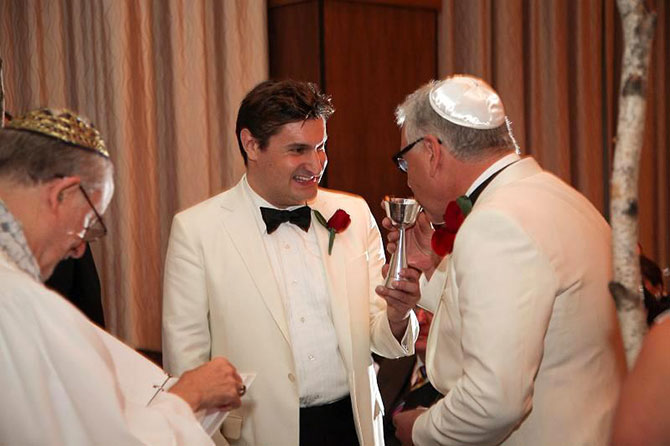 Ira Fox Photography - NYC Gay Wedding traditional Jewish Ceremony