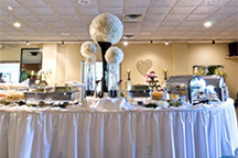Lakeside Reflections Banquet & Catering Facility - Reception Buffet Table