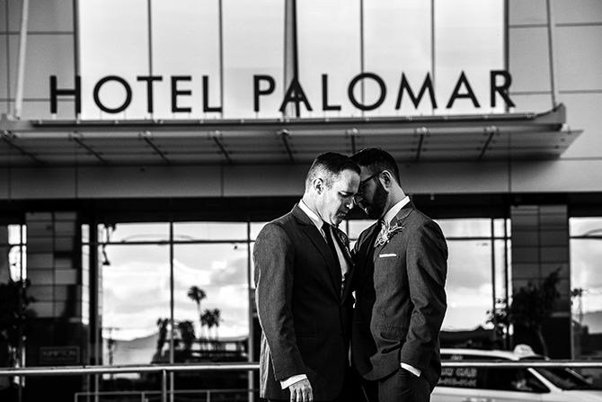 The R2 Studio Phoenix, Arizona Hotel Palomar black and white