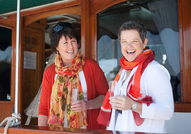 San Francisco Bay Boat Cruises - lesbian couple