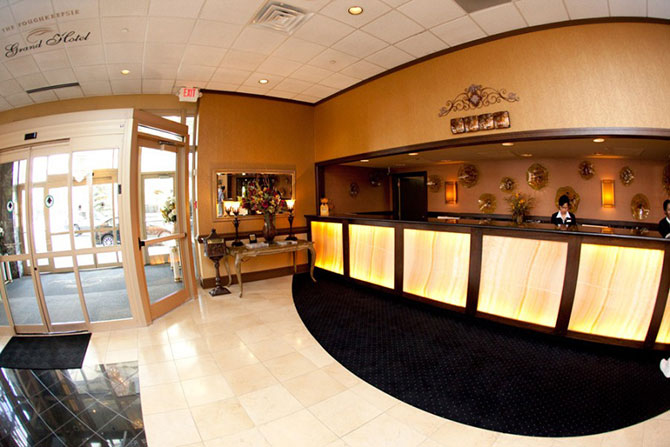 The Poughkeepsie Grand Hotel - Lobby and check in